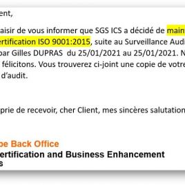 Predictive Image ISO 9001 certification renouvelée